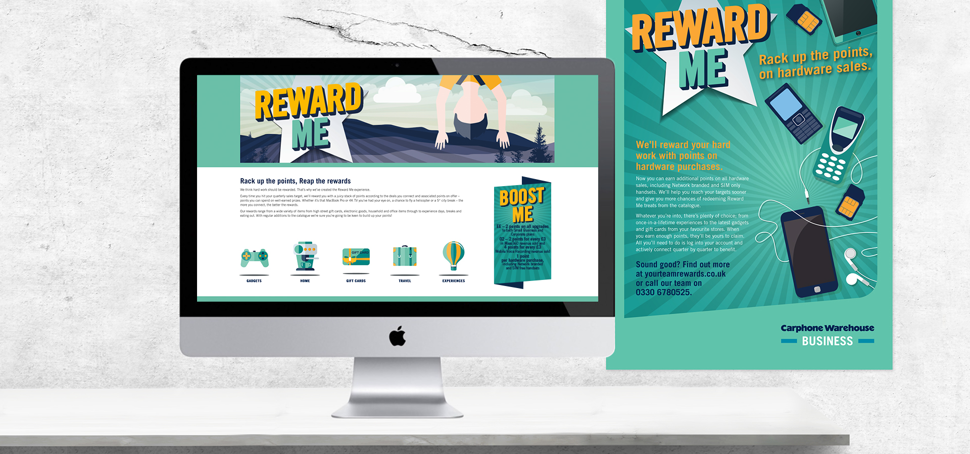 Carphone Warehouse Reward Me Website